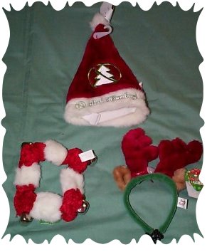 Christmas dog collars 1